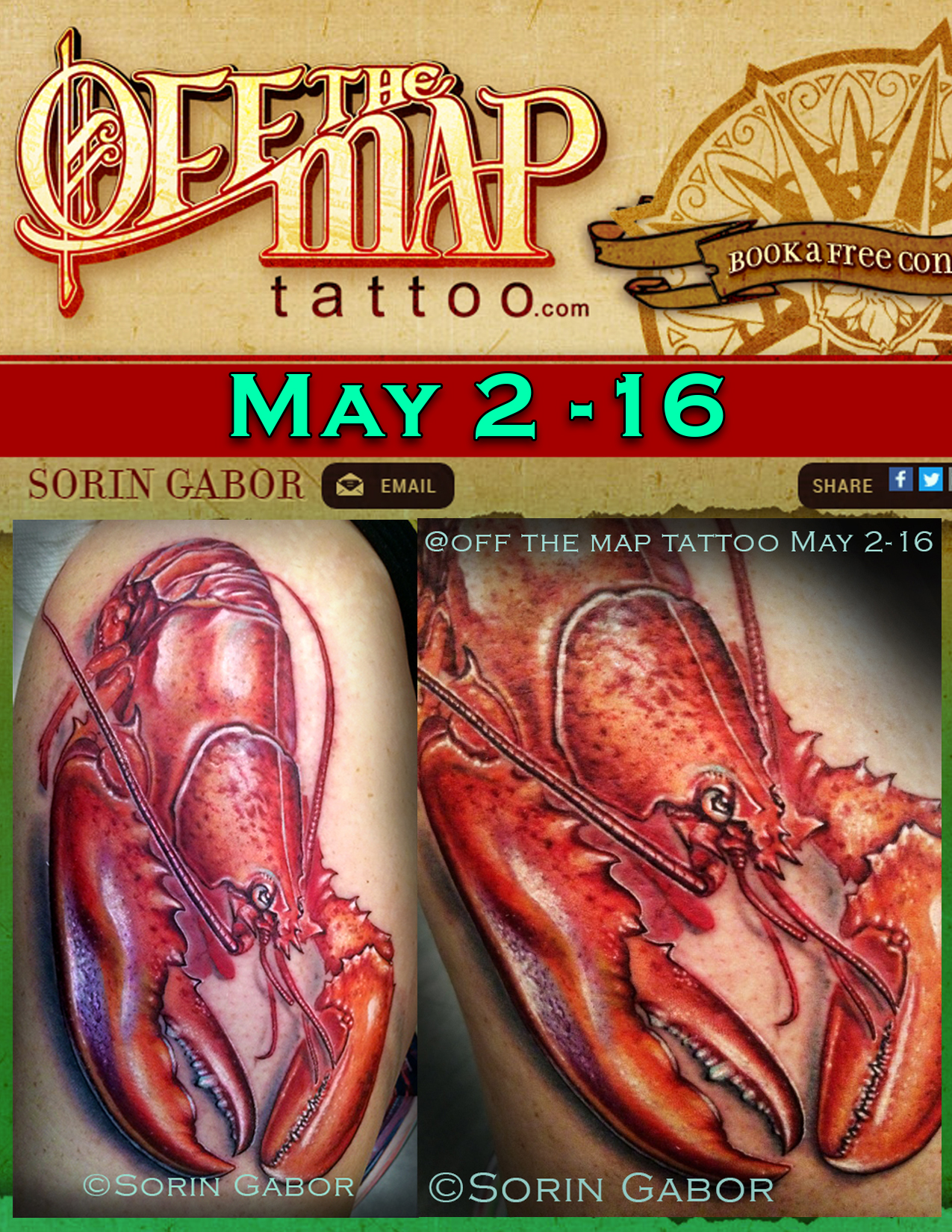 Off The Map guest spot May 2-16th!